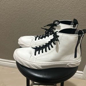 Karl Lagerfeld Leather High Tops